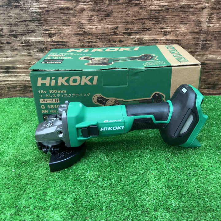 ★ハイコーキ(HIKOKI ※旧:日立工機) 100mmコードレスディスクグラインダ G1810DB(NN)【川越店】