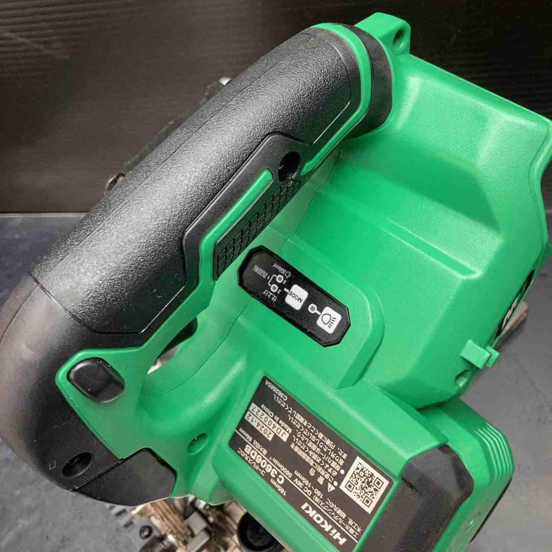 ★ハイコーキ(HIKOKI ※旧:日立工機) コードレスマルノコ C3606DB(NN)【川越店】