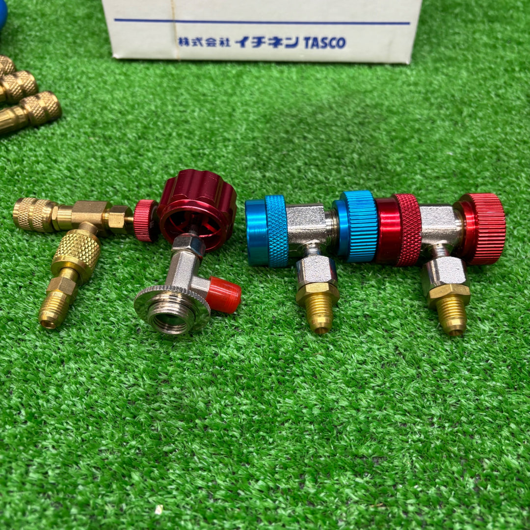 ◇TASCO ゲージマニホールドセット(チャージバルブ付) R410A/R32【電材館越谷店】