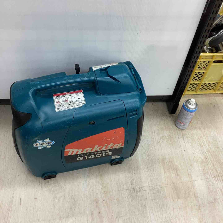 【店頭受取り限定】マキタ(makita) インバーター発電機 G140IS 周波数(hz)：インバータ制御 50/60電子切替【川越店】