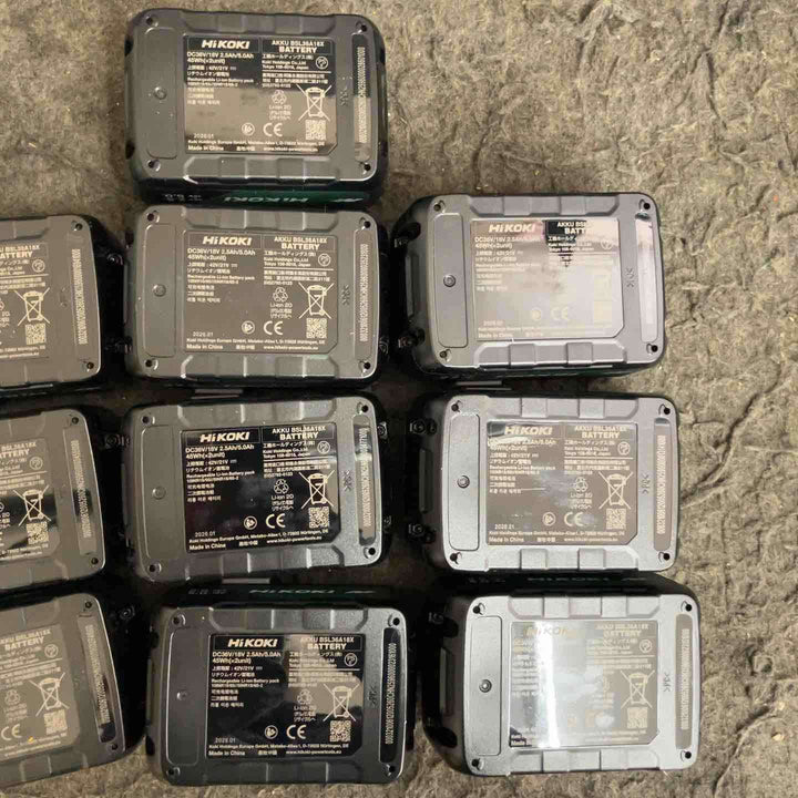 10個 ハイコーキ HIKOKI リチウムイオンバッテリー 36V 2.5Ah BSL36A18X【鴻巣店】