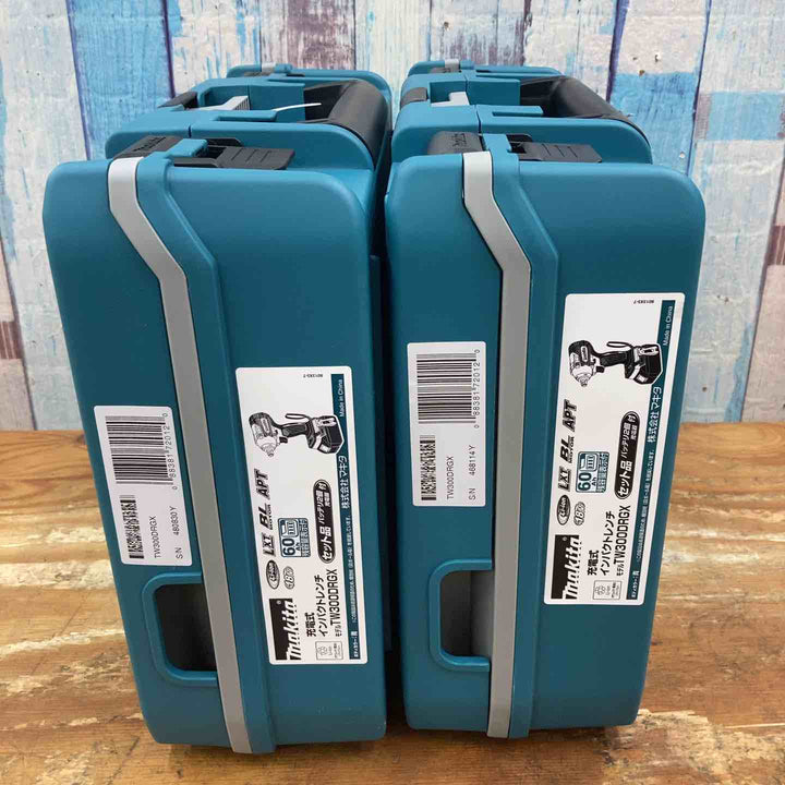 【未使用品】★マキタ(makita) コードレスインパクトレンチ TW300DRGX 2台セット まとめ売り 純正 フルセット【柏店】