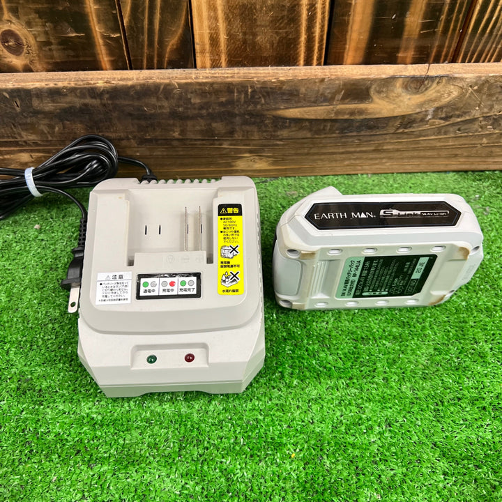 アースマン コードレス電動工具セット 電気のこぎり DN-144LiAX、丸ノコ DM-144LiAX、バッテリー1個、充電器付き【桶川店】
