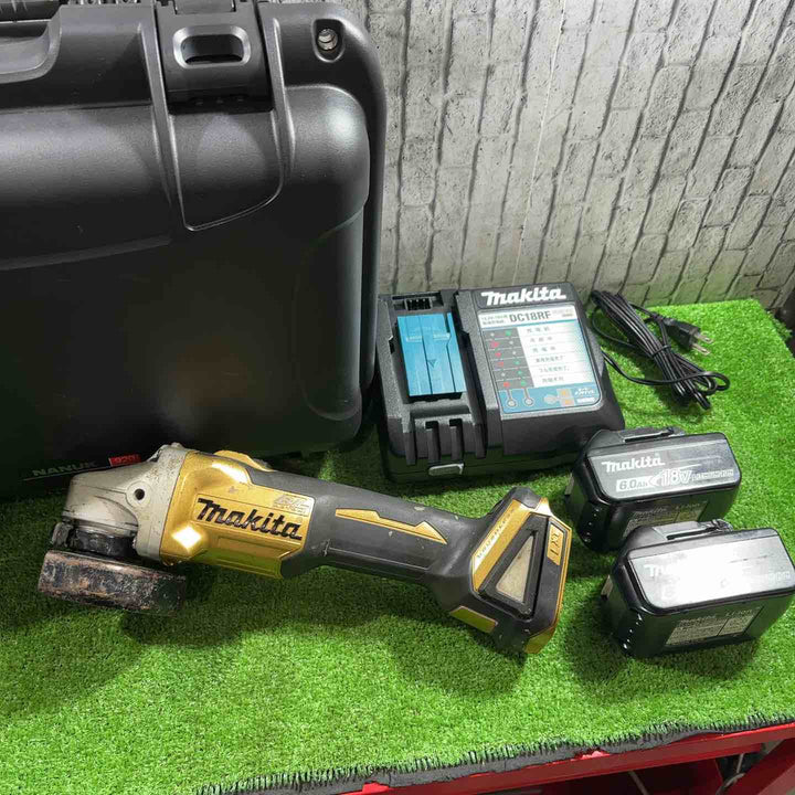 ★マキタ(makita) 18V 100周年 100mmコードレスディスクグラインダ GA404DRGXN 動作確認済み【川口店】