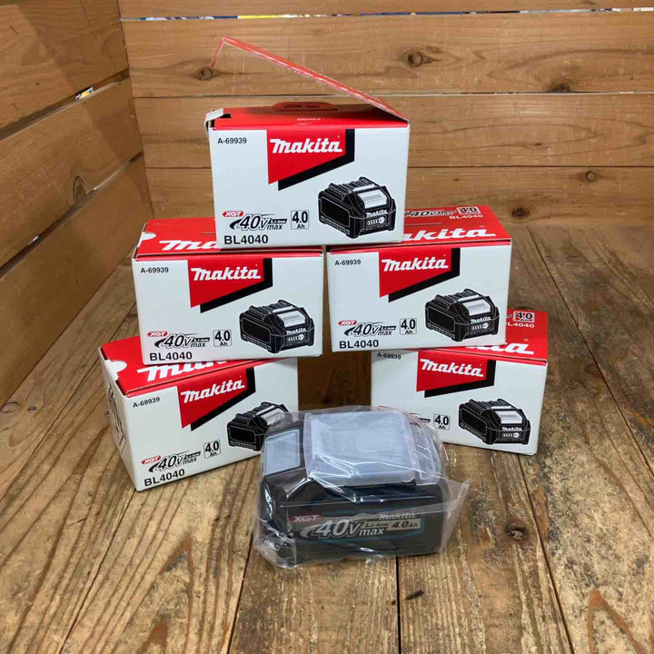 マキタ(makita) リチウムイオンバッテリー 40Vmax/4.0Ah BL4040 A-69939 計5点 まとめ【所沢店】