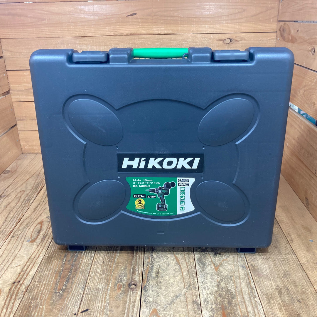 ★ハイコーキ(HIKOKI ※旧:日立工機) コードレスドリルドライバー DS14DBL2(2LYPK)【所沢店】