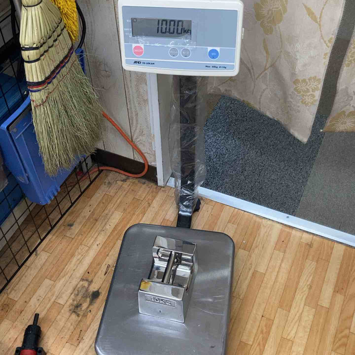 【中古品】メーカー不明 ステンレス分銅 枕型 5kg/10kg/20kg 3個セット ケースあり 2個口発送【柏店】