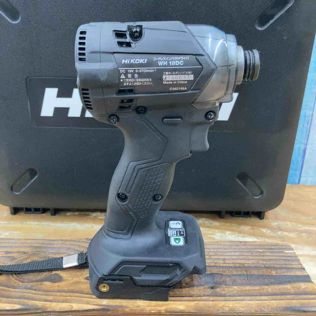 ☆ハイコーキ(HIKOKI ※旧:日立工機) コードレスインパクトドライバー WH18DC(XCB)【柏店】