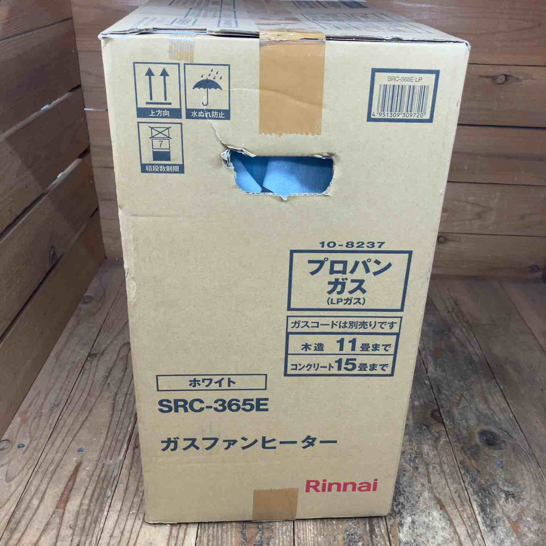 【未使用品】リンナイ(Rinnai) ガスファンヒーター SRC-365E ホワイト 木造11畳 コンクリート15畳【所沢店】
