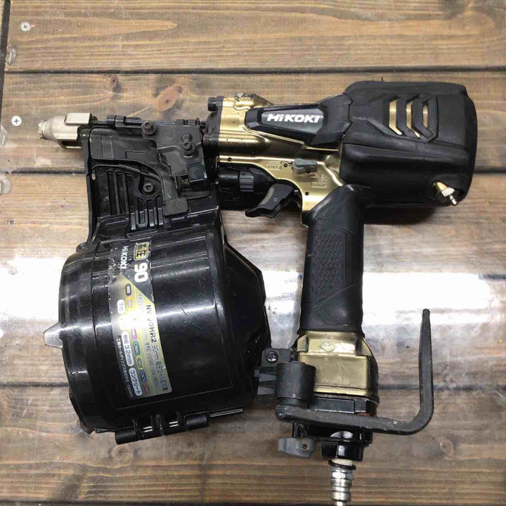 ★ハイコーキ(HIKOKI ※旧:日立工機) 高圧エア釘打ち機 NV90HR2(S)【戸田店】