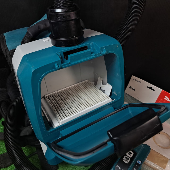 マキタ/makita 18V コードレス背負集じん機 乾式 VC265DZ 紙パックセット品 A-59988付き【岩槻店】