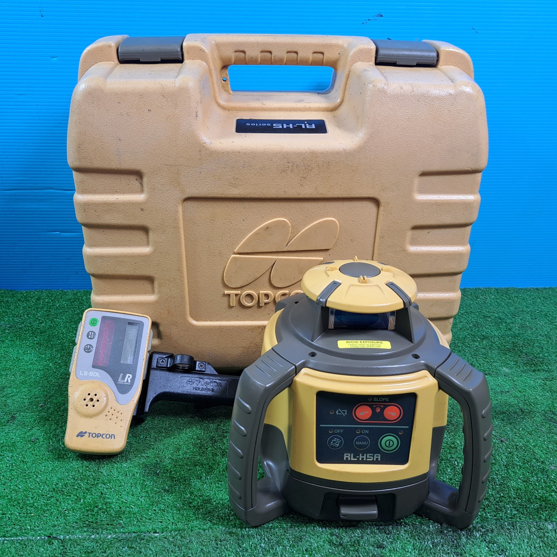【エコツール豊田インター店】TOPCON/トプコン ローテーティングレーザー RL-H5A+LS-80L　【愛知県/豊田インター店/工具】 TOPCON トプコン ローテーティングレーザー/受光器 RL-H5A/LS-80L