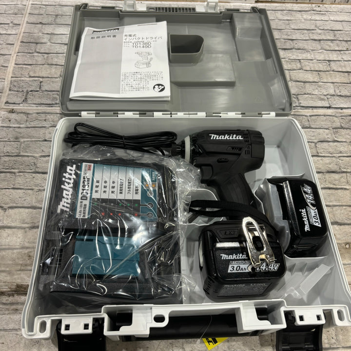 ★マキタ(makita) コードレスインパクトドライバー TD138DRFXB【川口店】