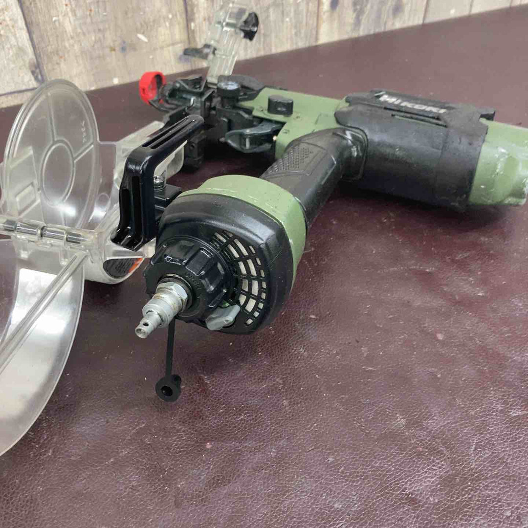 【中古品】 ハイコーキ(HIKOKI ※旧:日立工機) 高圧エアネジ打ち機 WF4HS(AG) アブソリュートグリーン 【東大和店】