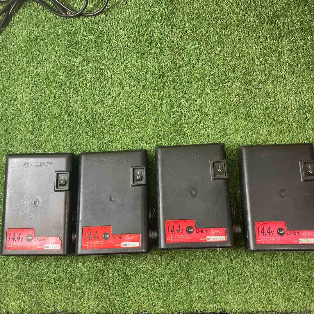【中古品】◇電動バリカン/N-902計2点/バッテリー 7Ah 高速バリカン用 N-902-1計4点【川崎店】