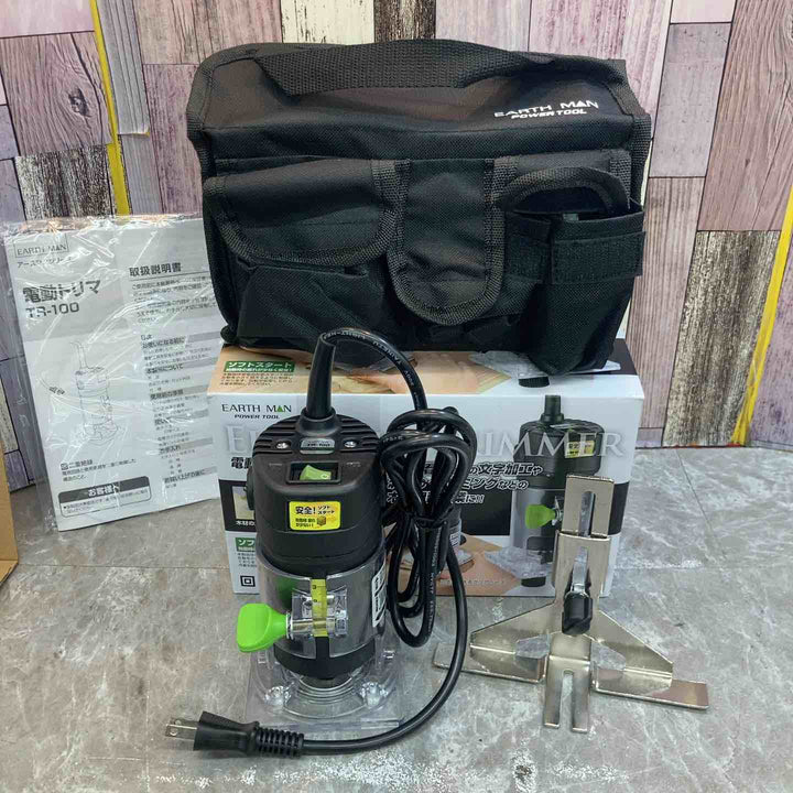 ◇高儀 EARTH MAN 電動トリマ TR-100【八潮店】