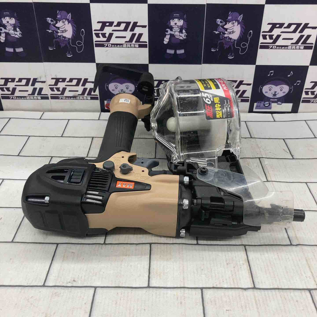 ★マックス(MAX) 高圧エア釘打ち機 HN-65FW1(V)_サンドベージュ【所沢店】
