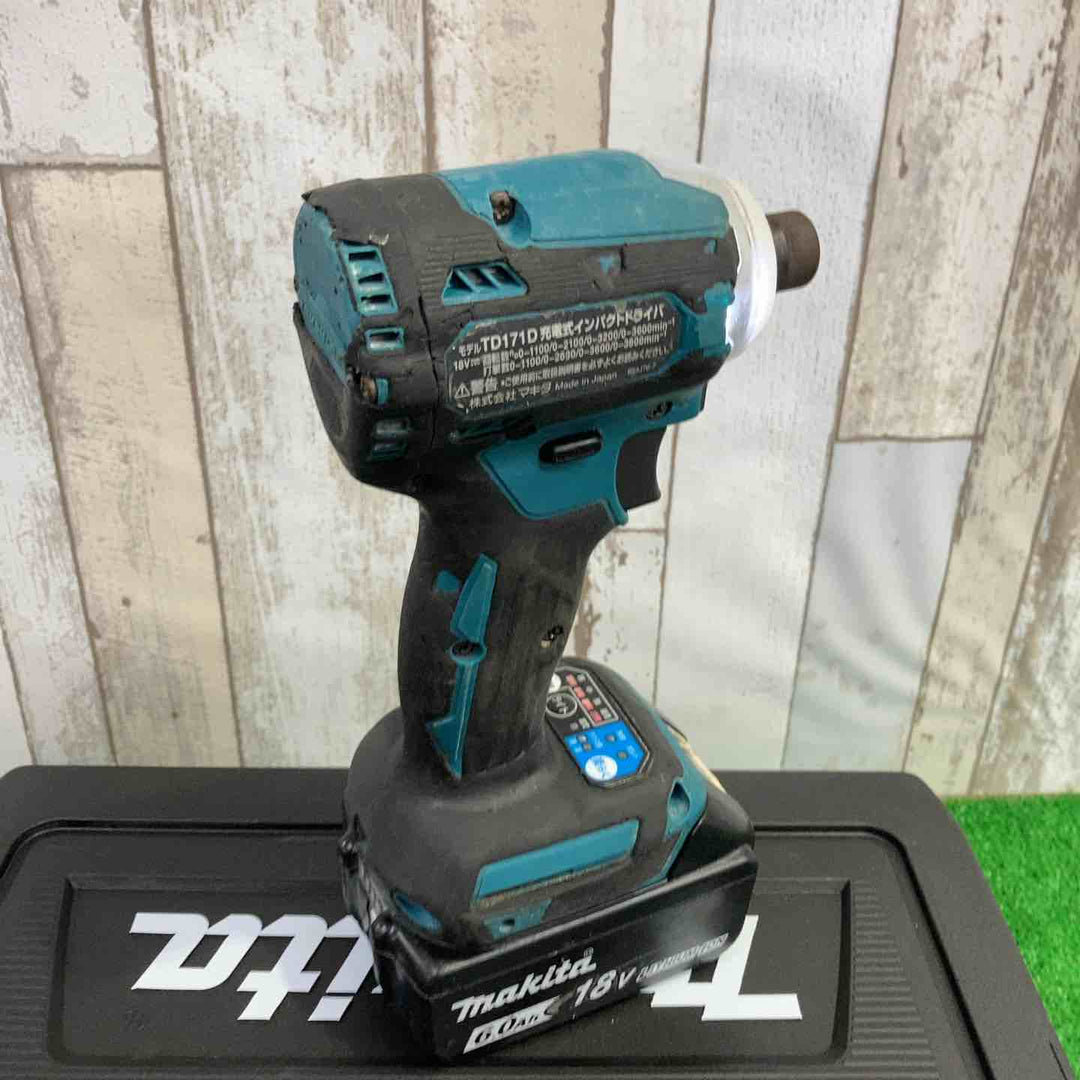 ★マキタ(makita) コードレスインパクトドライバー TD171DRGXB【町田店】