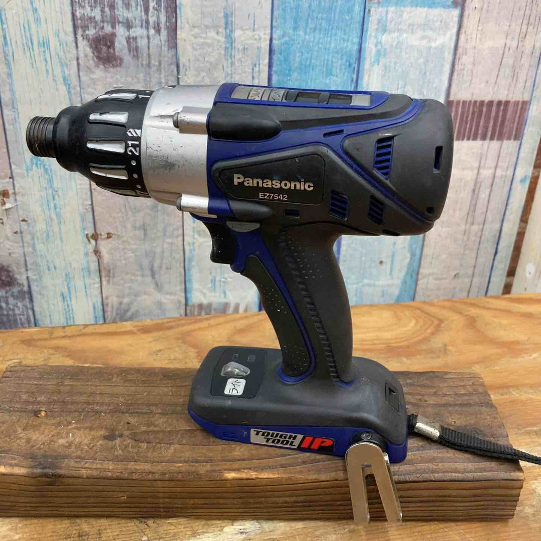 【中古品】★パナソニック(Panasonic) コードレスマルチインパクトドライバー EZ7542LN2S 青色 フルセット 14.4V【柏店】