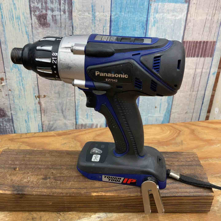 【中古品】★パナソニック(Panasonic) コードレスマルチインパクトドライバー EZ7542LN2S 青色 フルセット 14.4V【柏店】