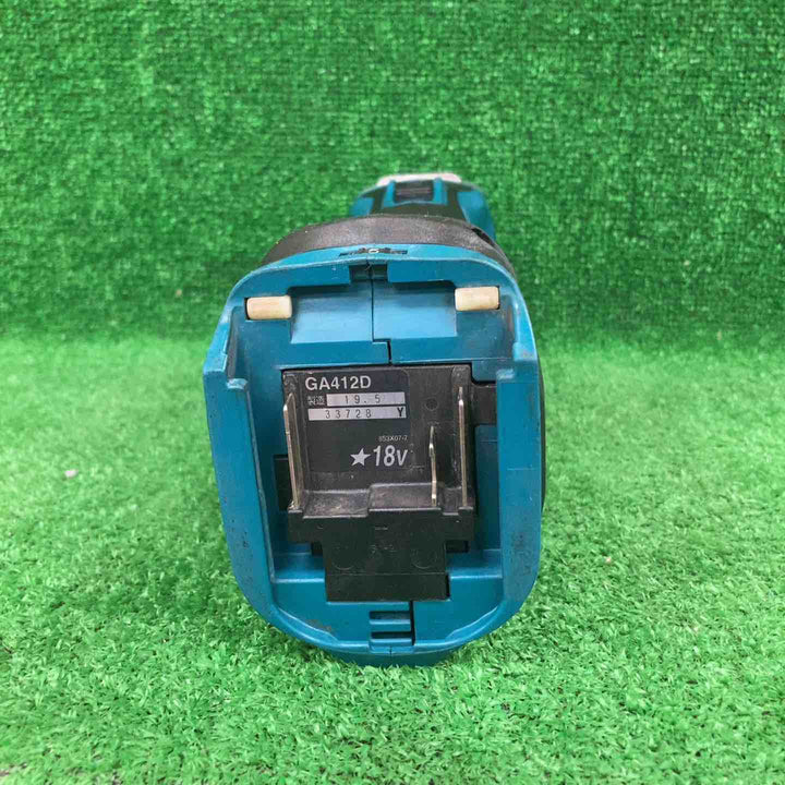 ★マキタ(makita) 100mmコードレスディスクグラインダ GA412DZ【川崎店】