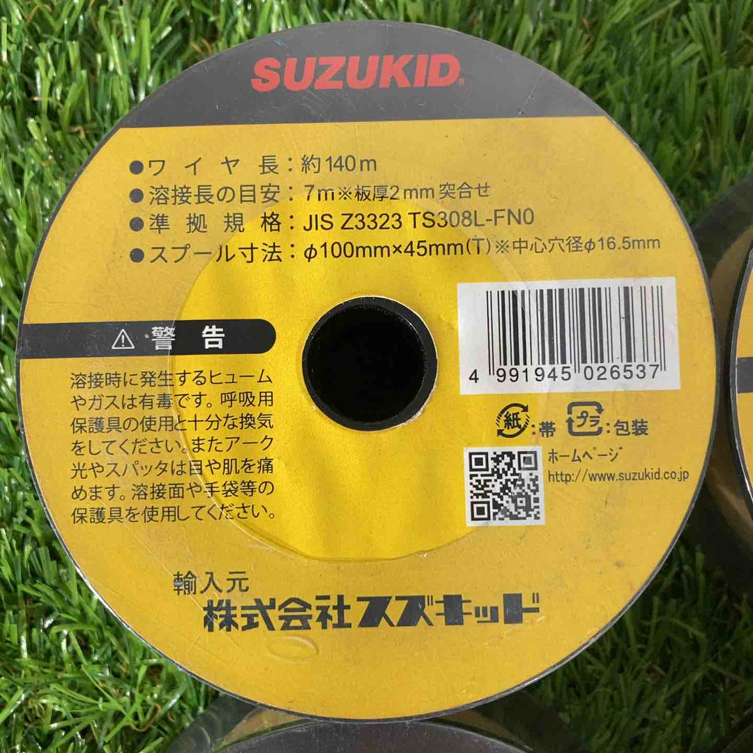 ◇ SUZUKID スター電器 半自動用ワイヤ SUS 0.45kg PF-12 4個【戸田店】
