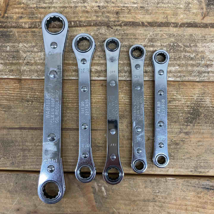 【中古品】 スナップオン(Snap-on) 板ラチェットまとめ R1618、R810A、R1012A、R1214A、RES810A 5個セット 【東大和店】