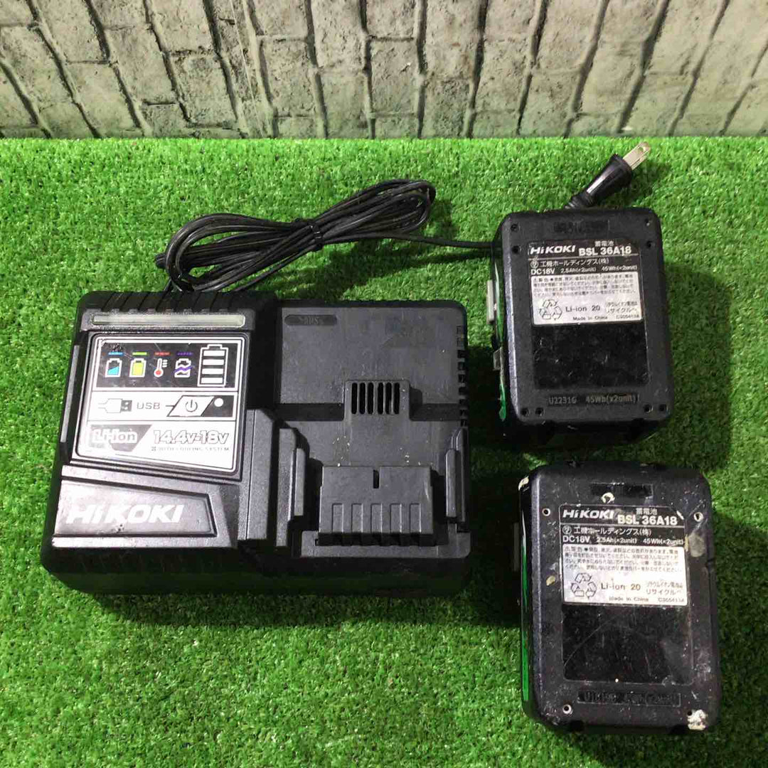 ★ハイコーキ(HIKOKI ※旧:日立工機) コードレスインパクトドライバー WH36DC(2XPG)【川口店】