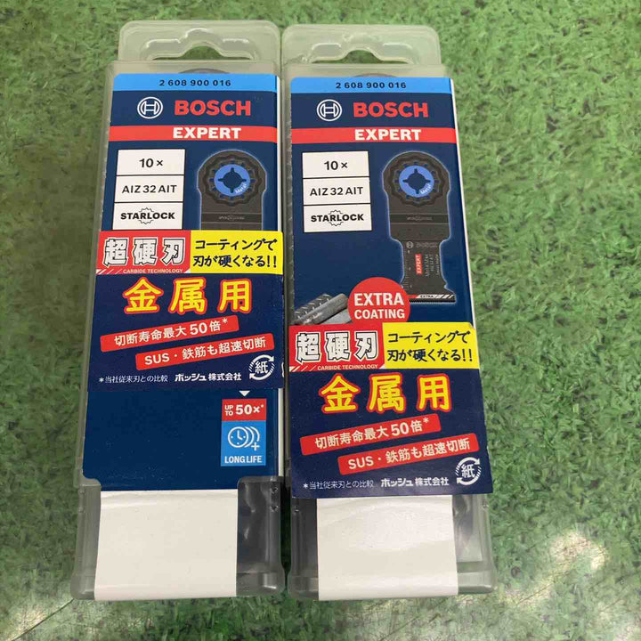 ★お得なセット品★BOSCH マルチツールブレード (カットソー) スターロック 【金属用】 AIZ32AIT/10 2608900016【町田店】