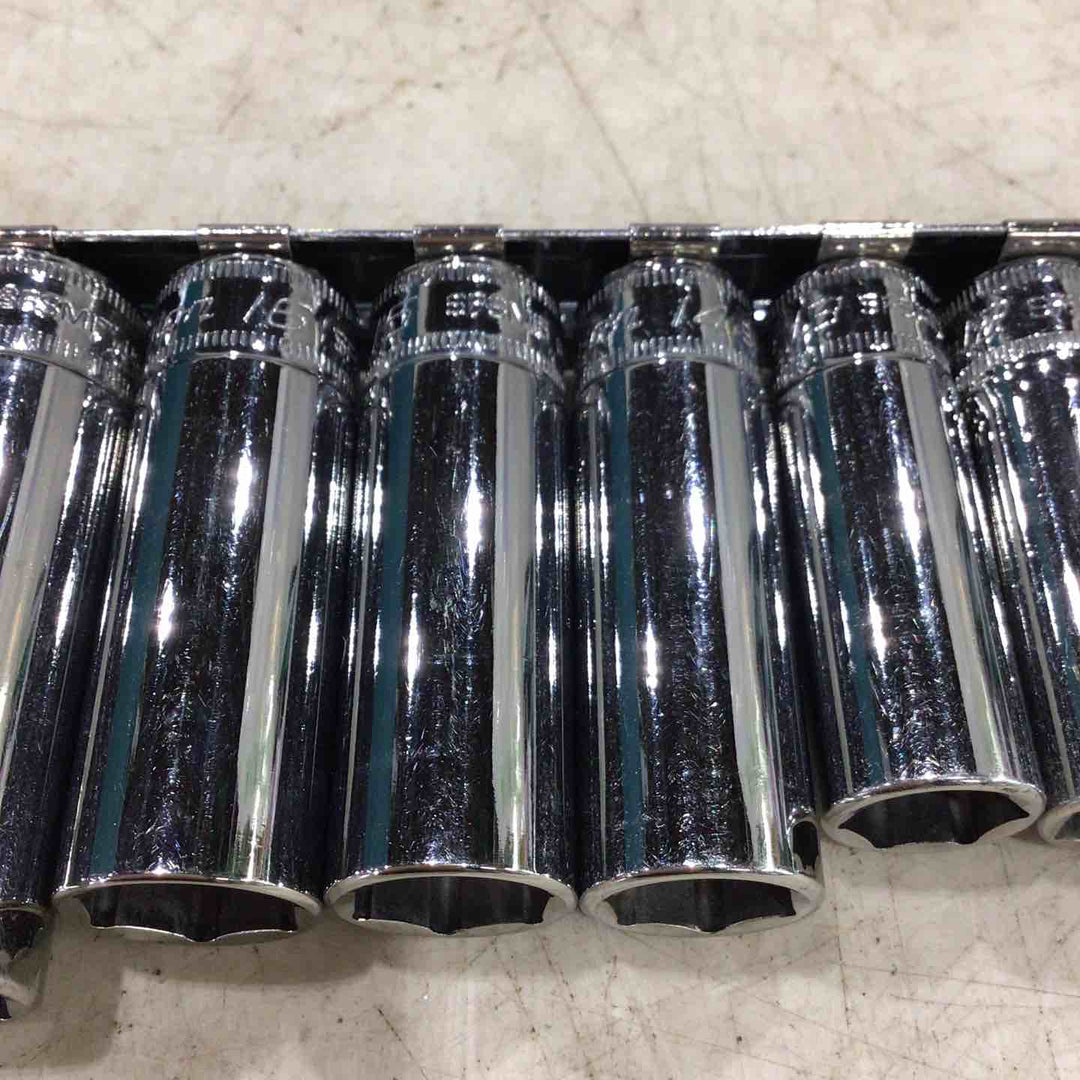 スナップオン(Snap-on) 3/8フランクドライブエクストラ(FDX)ディープソケット12点セット 212YSFSMY 【川口店】