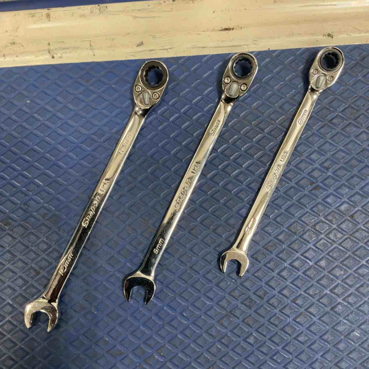 スナップオン(Snap-on) ラチェットコンビレンチ 12本セット SOXRRM8A～19A【草加店】