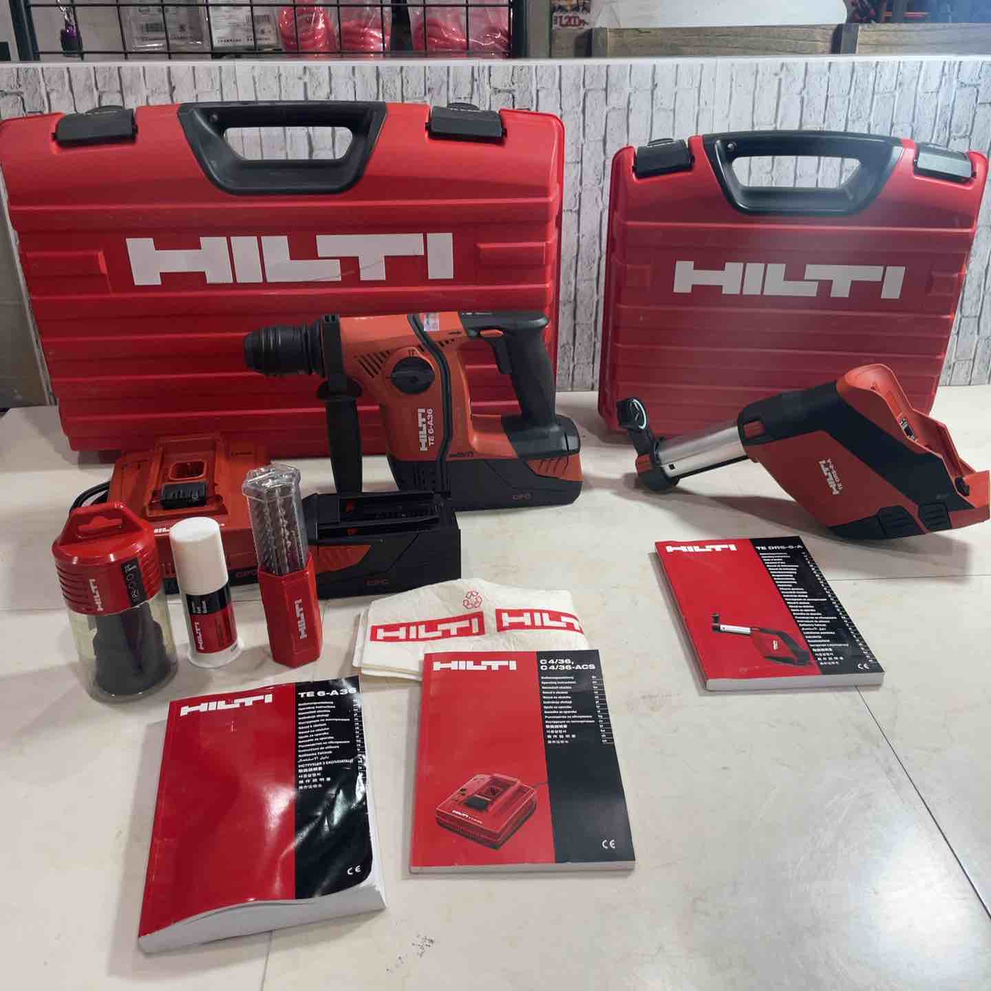 ◇ヒルティ(HILTI) コードレス集じんハンマドリル TE6-A36 DRS フル