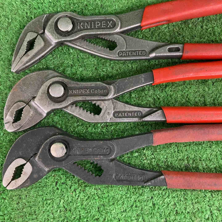 【中古品】▼KNIPEX クニペックス ウォーターポンププライヤー　3点セット【川崎店】