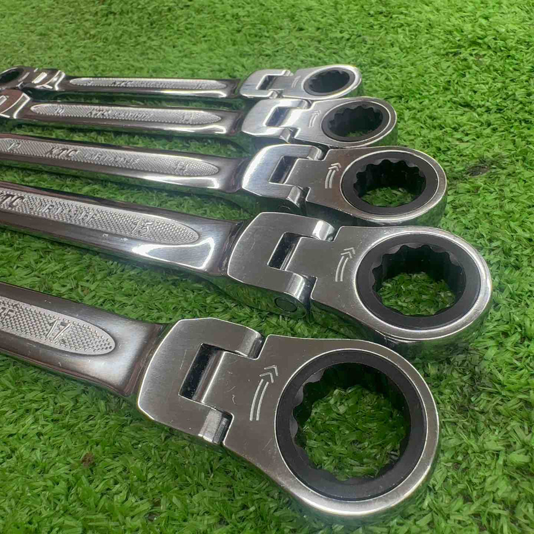 【中古・美品】 KTC ギアレンチ 首振りめがね 5本セット 【桶川店】