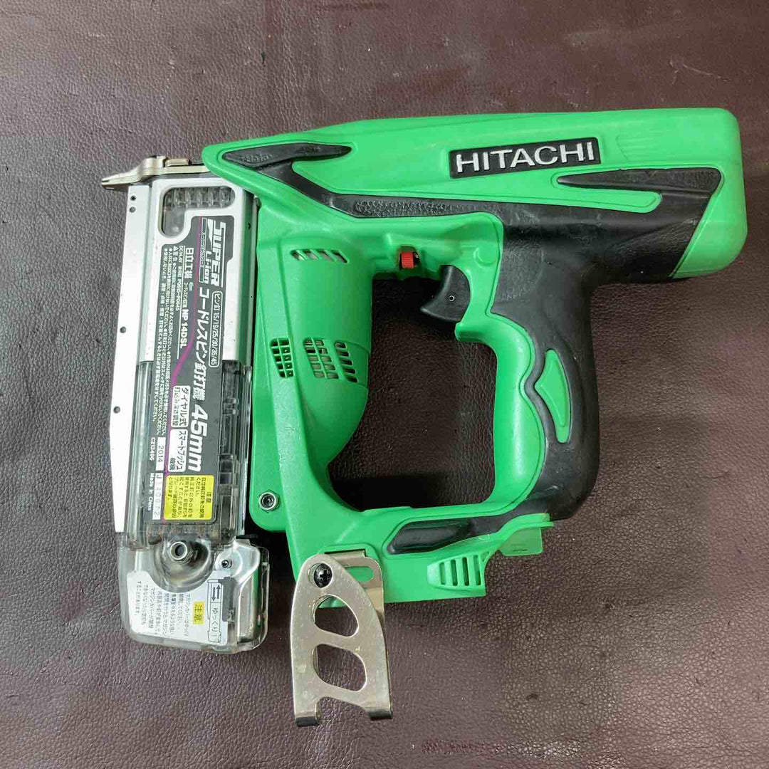 【中古品】 ハイコーキ(HIKOKI ※旧:日立工機) コードレスピンネイラ NP14DSL (LSCK) コードレスピン釘打機 【東大和店】