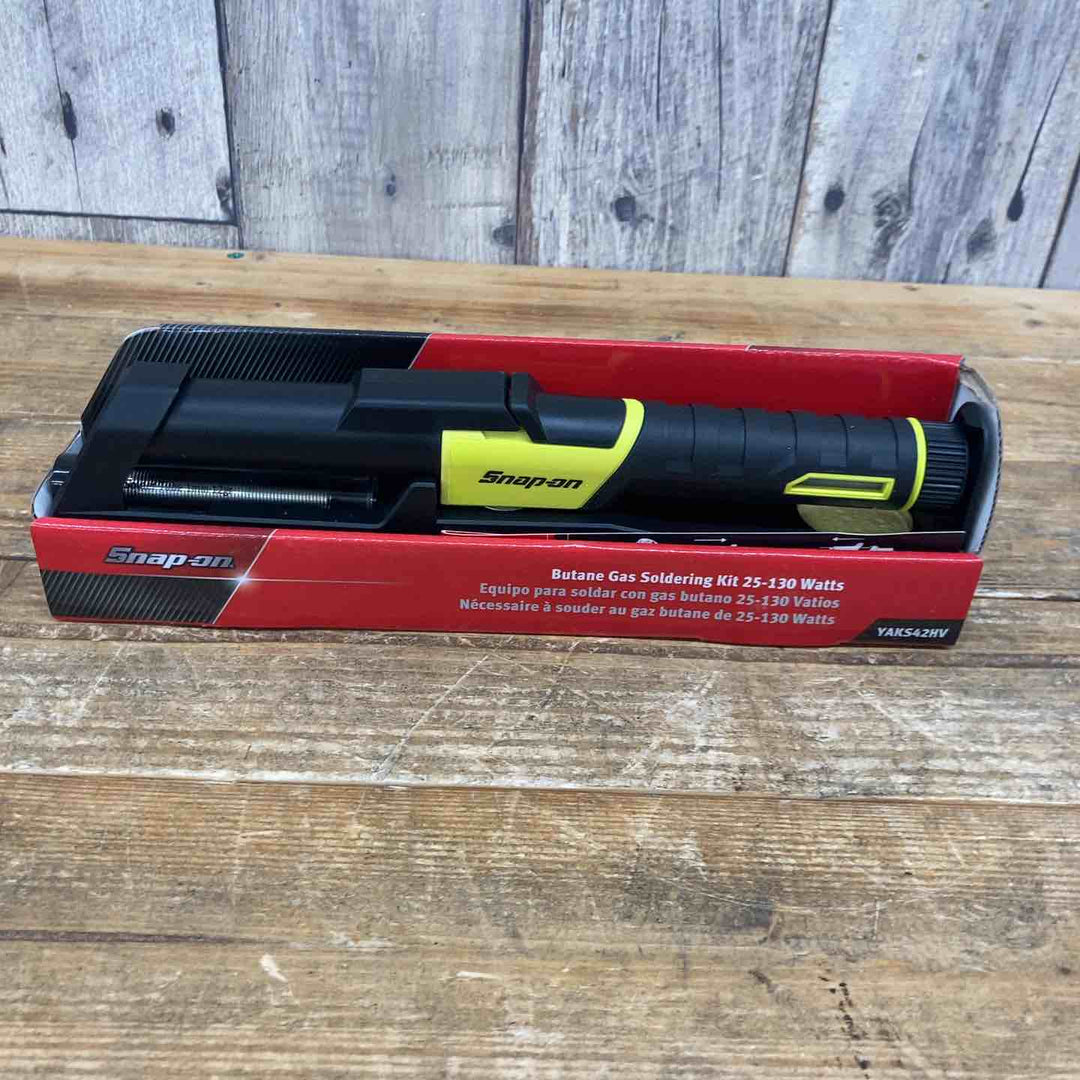 【未使用品(店頭展示品)】スナップオン(Snap-on)ガス式ハンダゴテ YAKS42HV 黄色 イエロー 【東大和店】