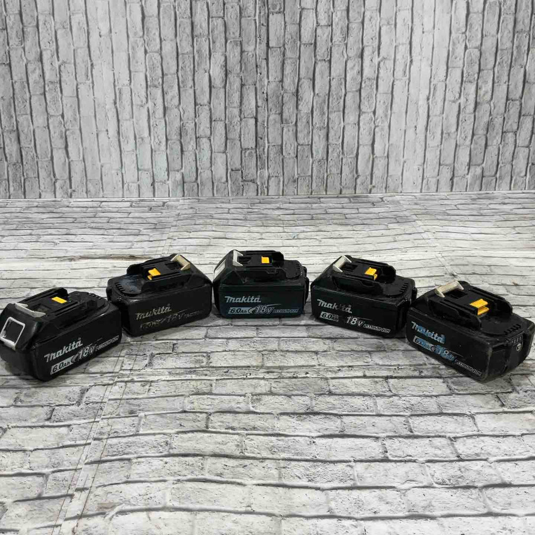【現状品】①★マキタ(makita) リチウムイオンバッテリー 18V/6.0Ah BL1860B 10個セット 保証なし【川口店】