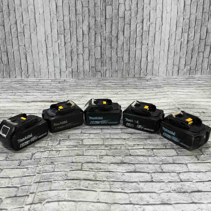 【現状品】①★マキタ(makita) リチウムイオンバッテリー 18V/6.0Ah BL1860B 10個セット 保証なし【川口店】