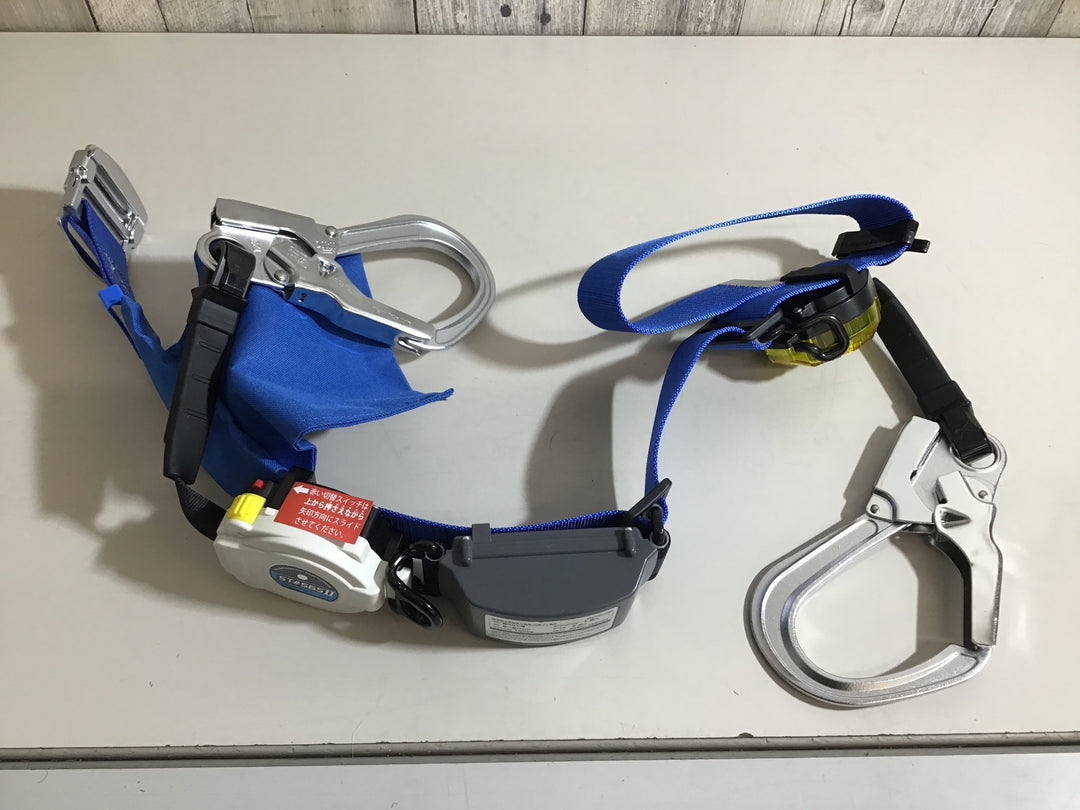 【未使用品】〇タニザワ 巻取式胴ベルト　ST＃565II-S-50AII-BL【戸田店】