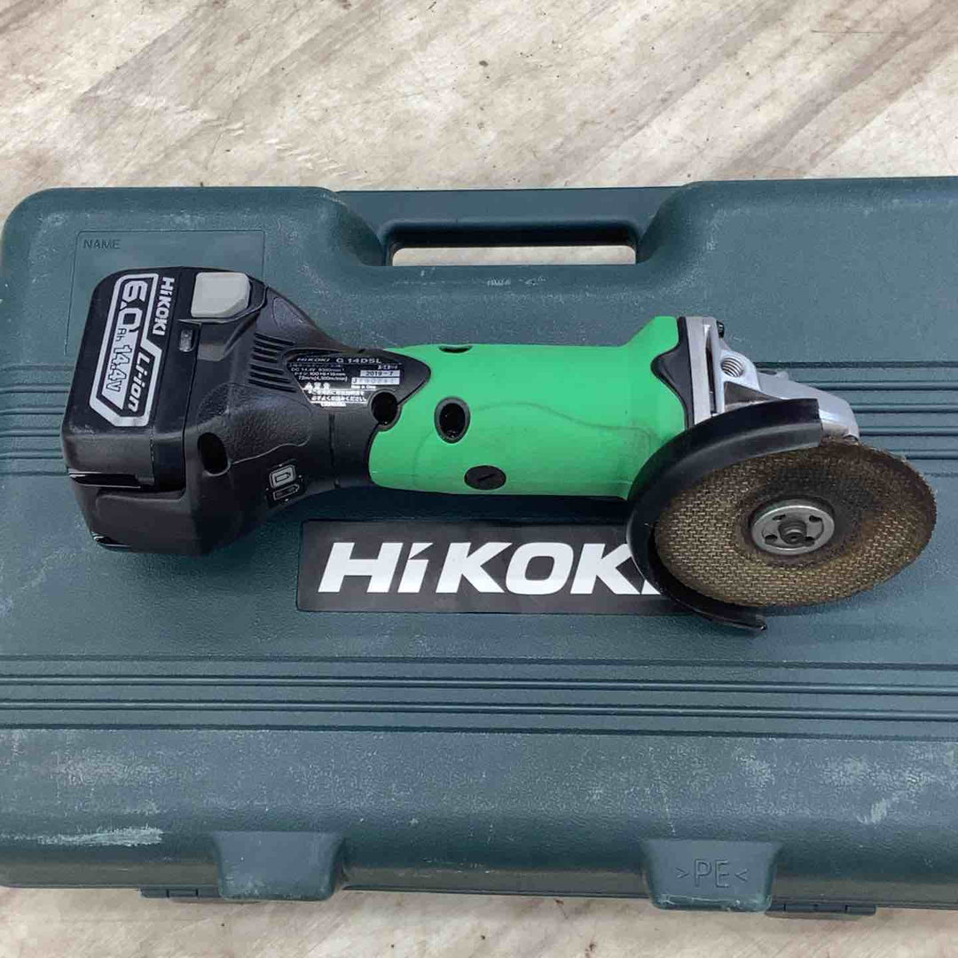 ◇ハイコーキ(HIKOKI ※旧:日立工機) 100mmコードレスディスクグラインダ G14DSL(LYPK)(L)【越谷店】