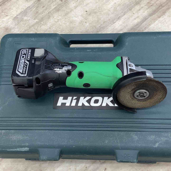 ◇ハイコーキ(HIKOKI ※旧:日立工機) 100mmコードレスディスクグラインダ G14DSL(LYPK)(L)【越谷店】