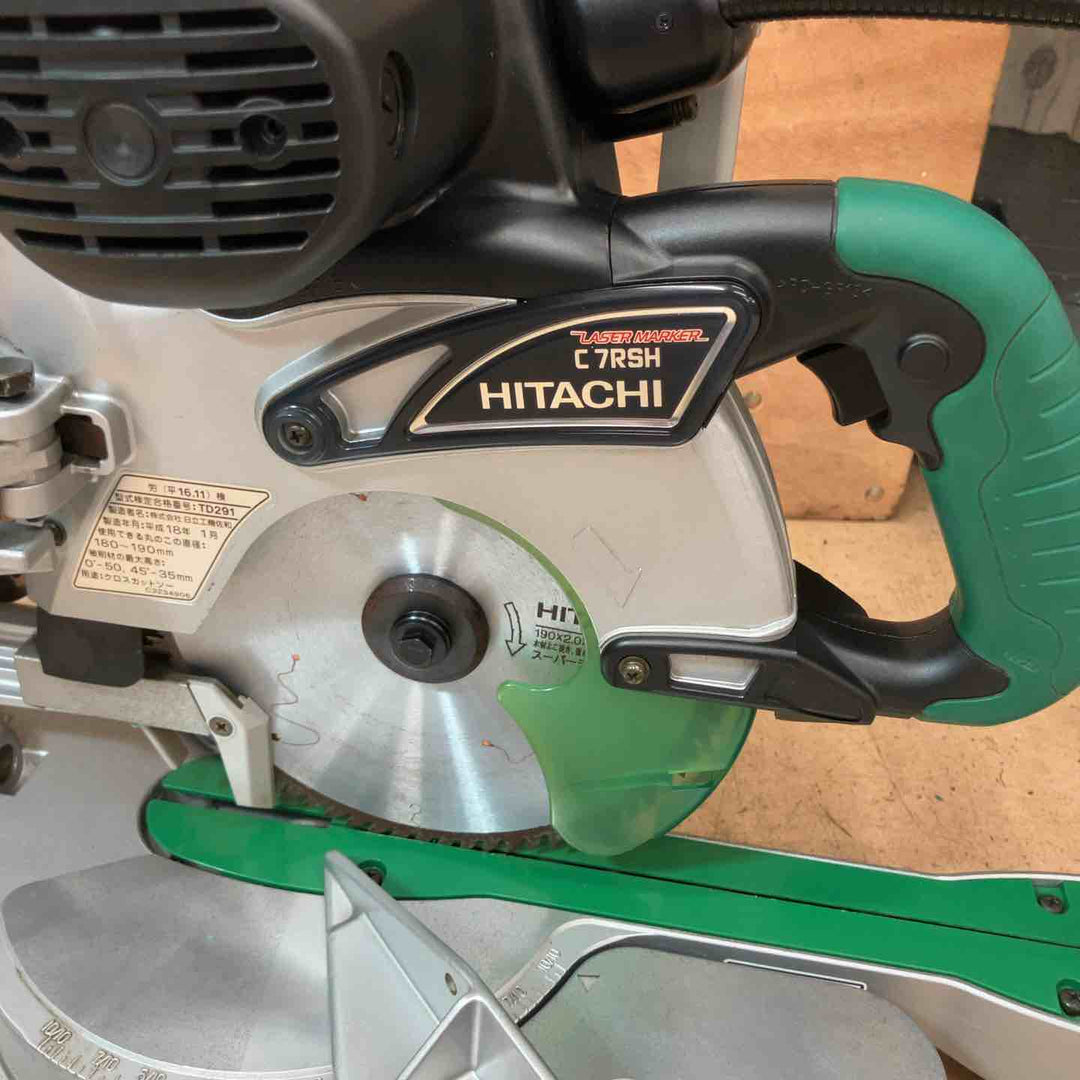 【中古品】☆ハイコーキ(HIKOKI ※旧:日立工機) 卓上スライド丸のこ C7RSH【東大和店】