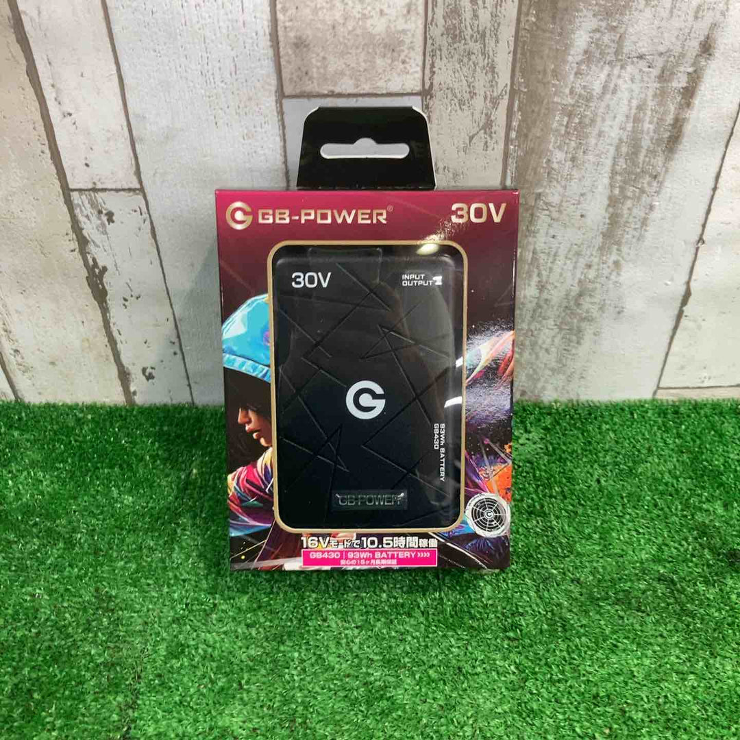 長信ジャパン 30Vバッテリー GB430-B & GFX-GD バッテリー ファンセット【町田店】