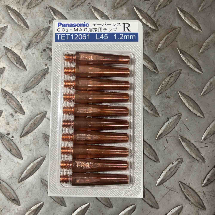 Panasonic パナソニック CO2・MAG溶接用チップ L45 1.2mm TET12061 R 100個入り【草加店】