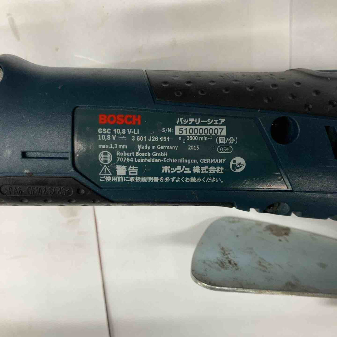◇BOSCH(ボッシュ) 10.8Vバッテリーシェア GSC10.8V-LI コードレスシャー【戸田店】