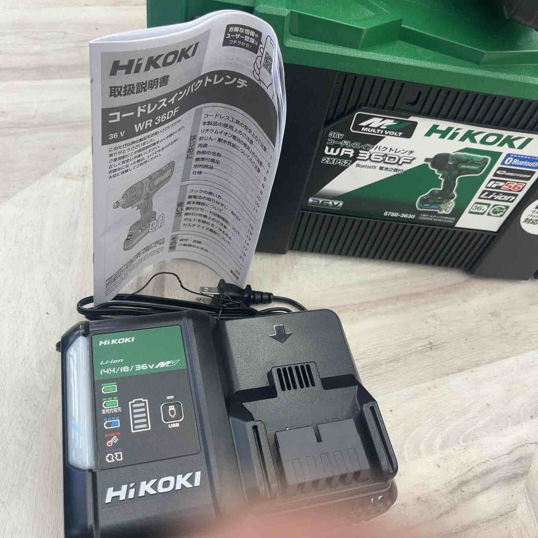 ★ハイコーキ(HIKOKI ※旧:日立工機) コードレスインパクトレンチ WR36DF(2XPSZ)【越谷店】