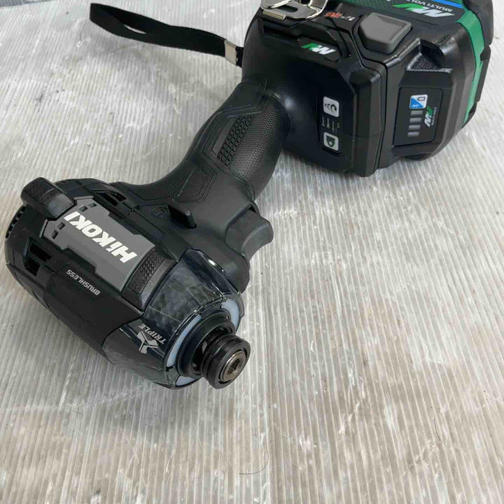 ★ハイコーキ(HIKOKI ※旧:日立工機) コードレスインパクトドライバ ストロングブラック WH36DD(2XHBSZ)【草加店】
