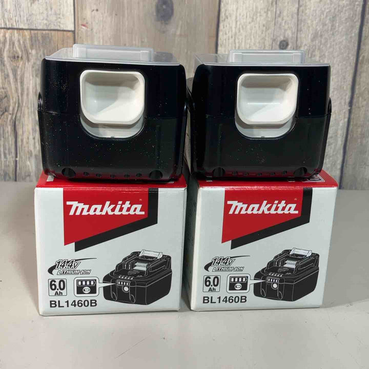 ▼マキタ(makita) リチウムイオンバッテリー 14.4V/6.0Ah BL1460B ２個セット 純正品【戸田店】