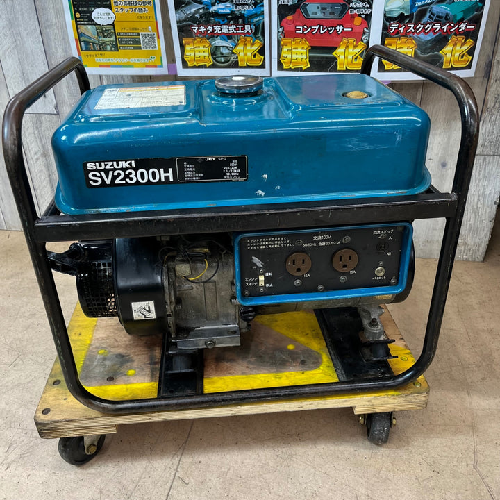 【中古品/店頭受取り限定】スズキ(suzuki) ガソリン発電機 SV2300H エンジン【東大和店】
