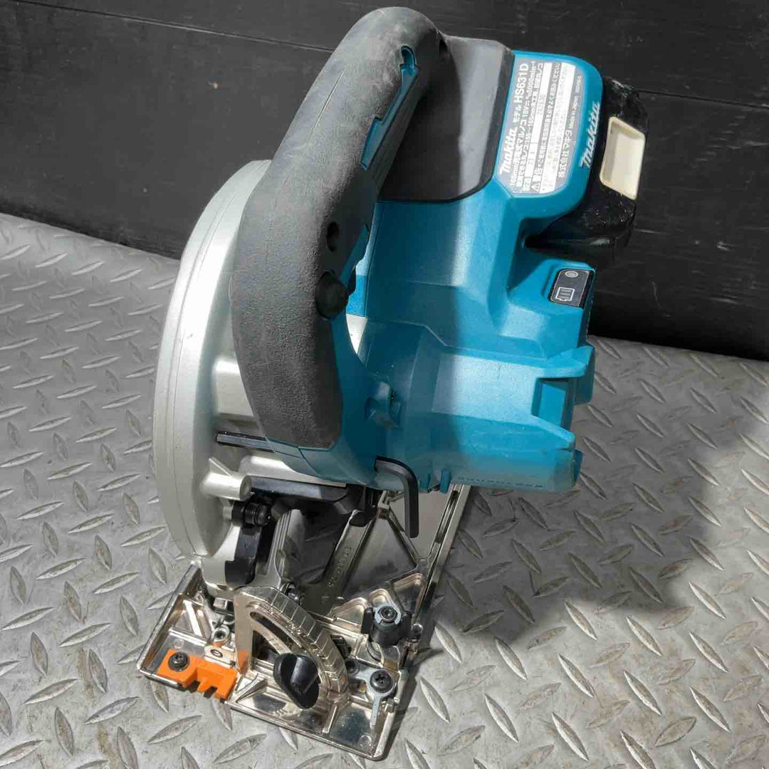 マキタ(makita) コードレス丸のこ HS631DZ 18V/6.0Ah BL1860B バッテリー付き　【草加店】